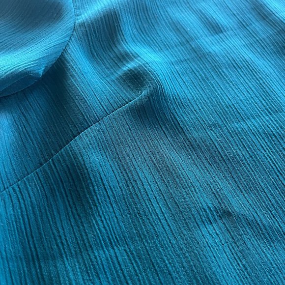 Teal Wide Sleeve Top - Picture 8 of 10